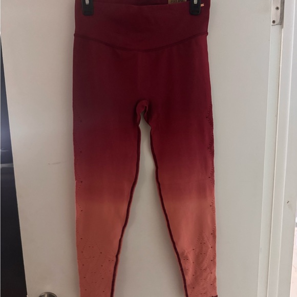 Victoria's Secret Red High Waist Full Length Tights - Picture 4 of 4